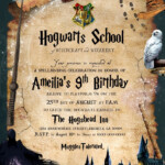 Harry Potter Invitation Harry Potter Party Harry Potter