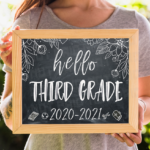 Hello Third Grade Sign First Day Of 3rd Grade Printable