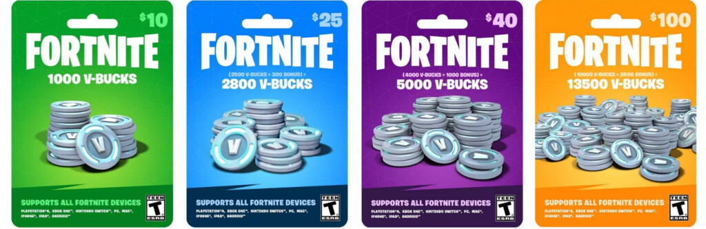 How To Get Free V Bucks Gift Cards Super Easy