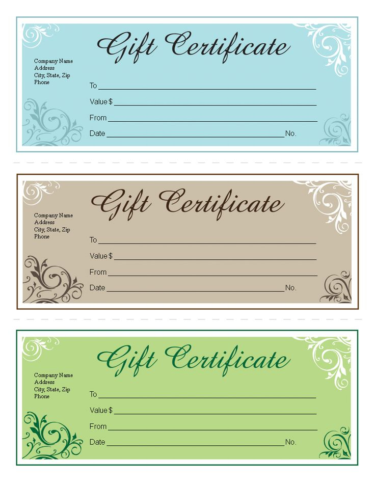 How To Make An Appealing Gift Certificate In MS Word 