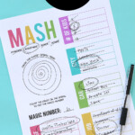How To Play MASH A Free Printable Game Sheet It s