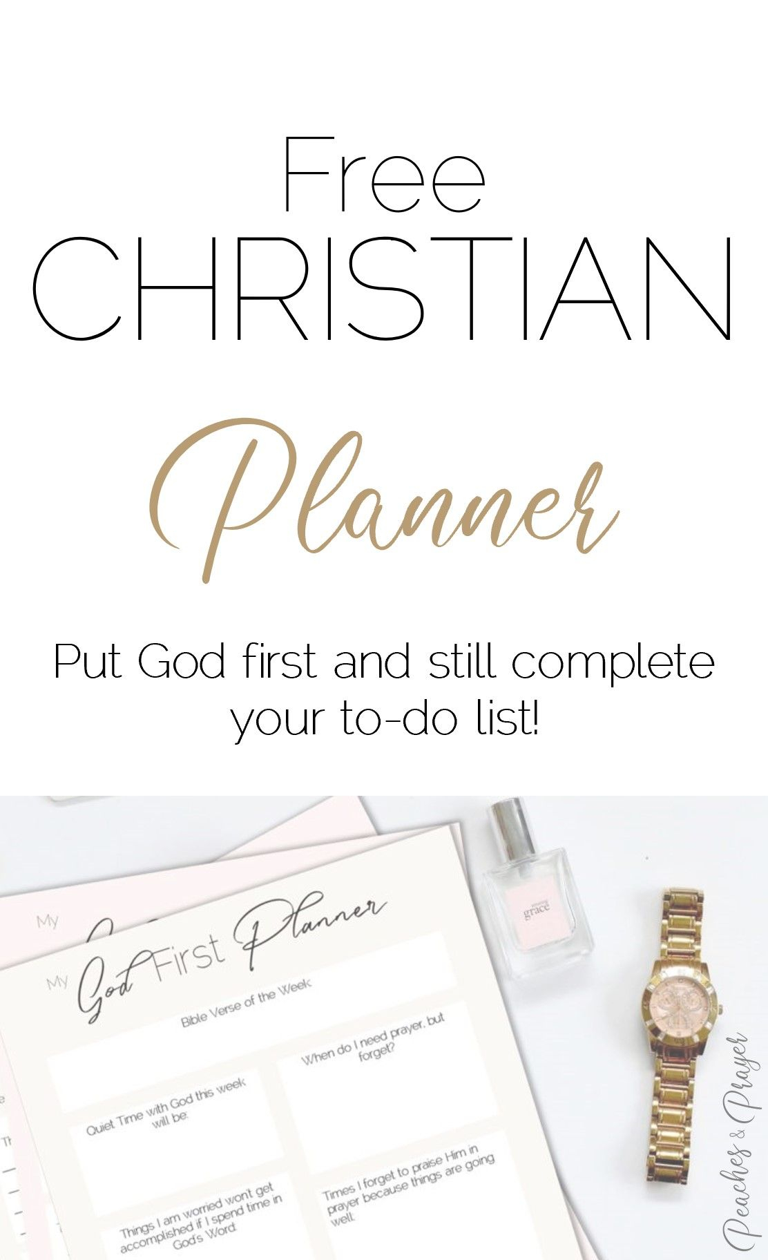 How To Put God First In Your Life God First Planner In 