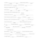 Image Result For First Grade Mad Lib Printables Mad Libs