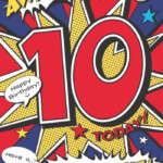 Image Result For Happy 10th Birthday Printable Card