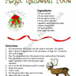 Individual Recipes For Magic Reindeer Food Includes