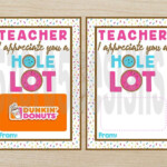 INSTANT DOWNLOAD Dunkin Donuts Inspired Teacher