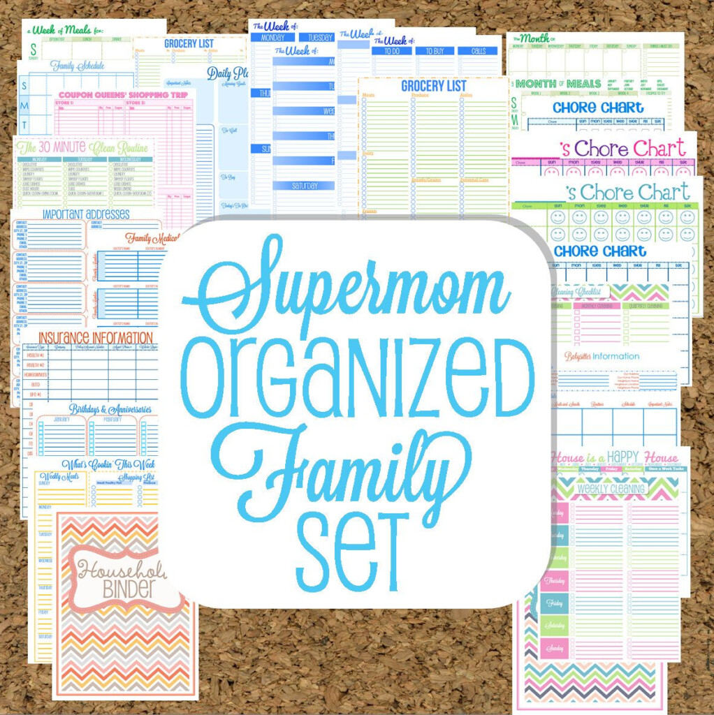 INSTANT DOWNLOAD Mom Planners Home Organization 