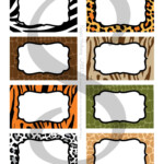 Jungle Party Labels Safari Food Labels Instantly Etsy