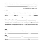 Lease Extension Form Download PDF Document