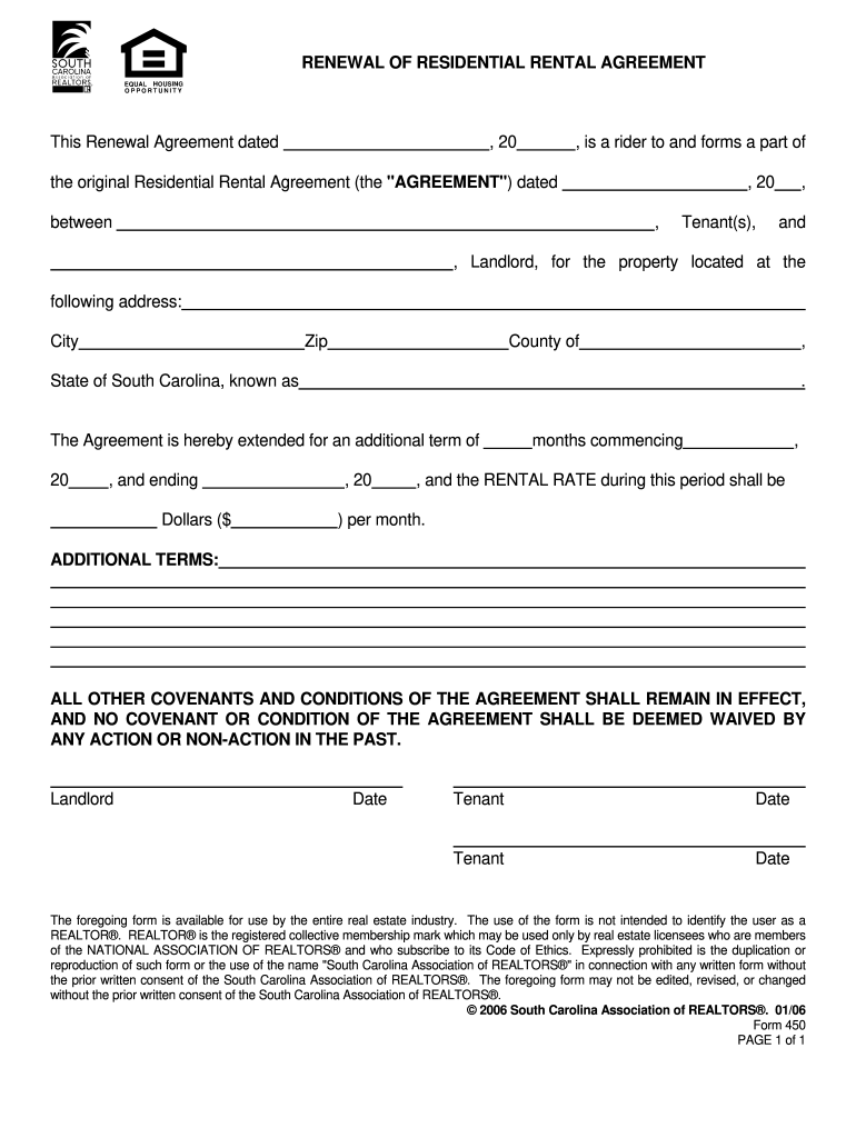 Lease Renewal Form Fill Out And Sign Printable PDF 
