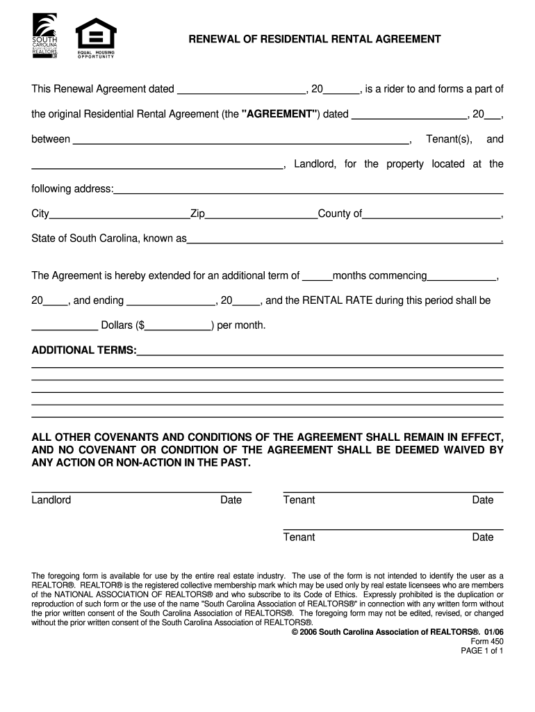 Lease Renewal Form Fill Out And Sign Printable PDF