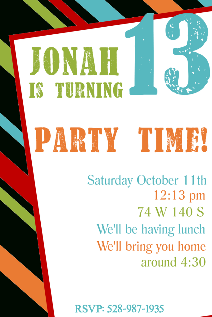 Make A Birthday Invitation Online Free Printable Free 