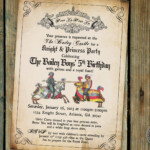 Medieval Times Or Renaissance Birthday Party Invitation