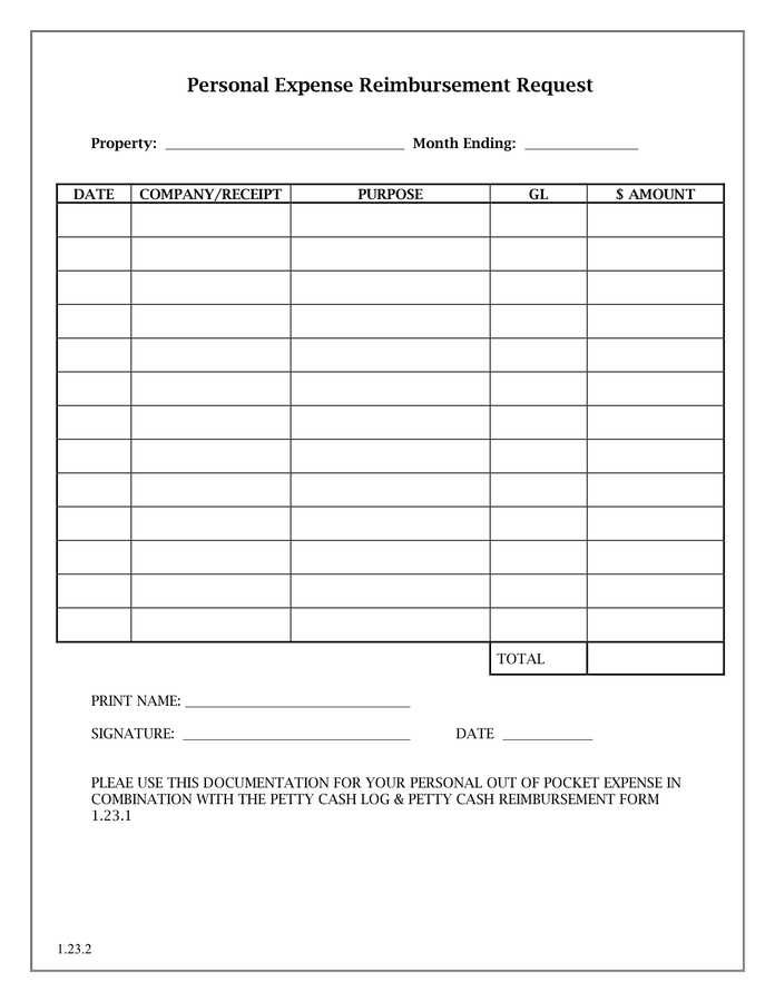 Mileage Reimbursement Form Pdf Charlotte Clergy Coalition