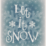 Mimi Lee Printables More Let It Snow Free Printable