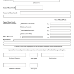 Missed Punch Form 2020 2021 Fill And Sign Printable
