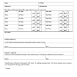 Missed Punch Forms For Payroll Fill Out And Sign