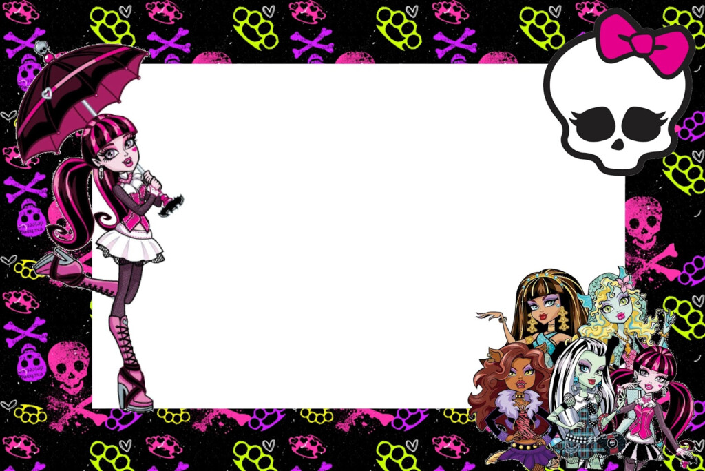 Monster High Free Printable Party Invitations Oh My 