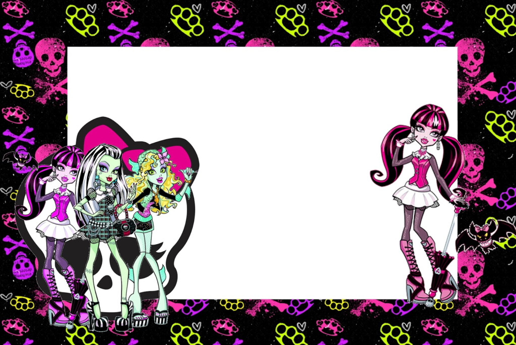 Monster High Free Printable Party Invitations Oh My 