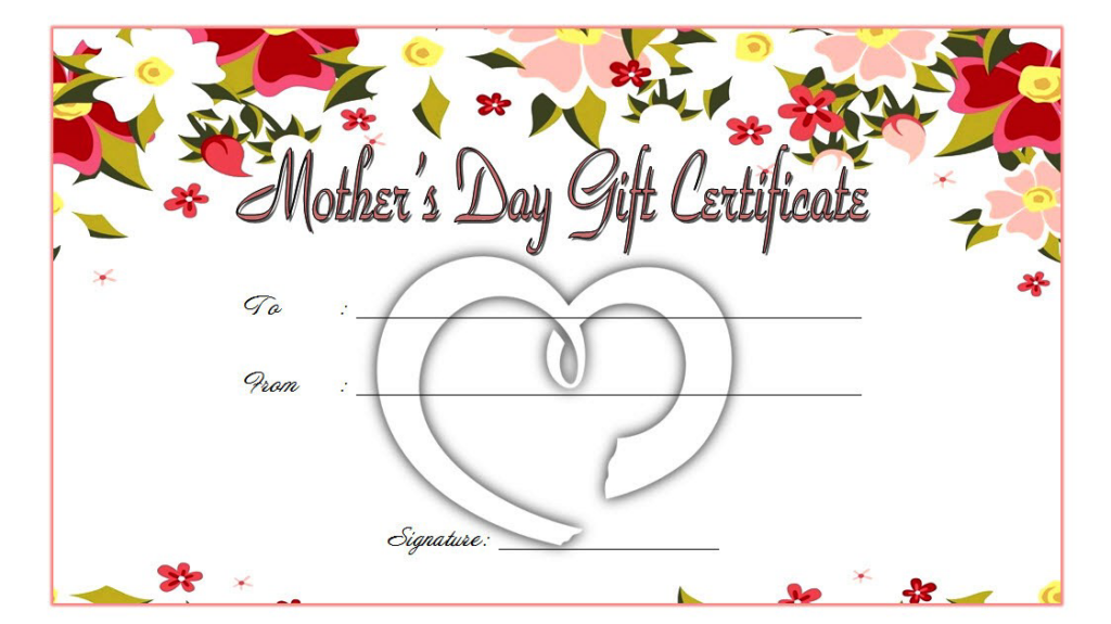 Mother s Day Gift Card Template Free Printable 3rd Option 