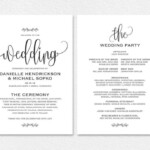 Ms Word Wedding Invitation Template Addictionary