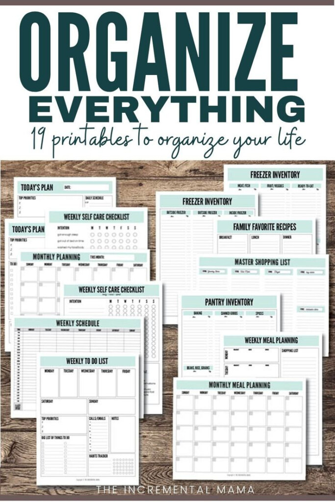 My Life Organized Printables Bundle Instant Download 