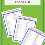 My WW Blue 200 Zero Point Foods List Free Printable PDF