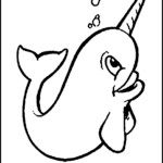 Narwhal Coloring Page At GetColorings Free Printable