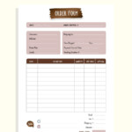 Order Form Template Printable Small Business Order Form