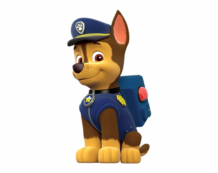 Paw Patrol Printable Paw Patrol Chase Transparent PNG 