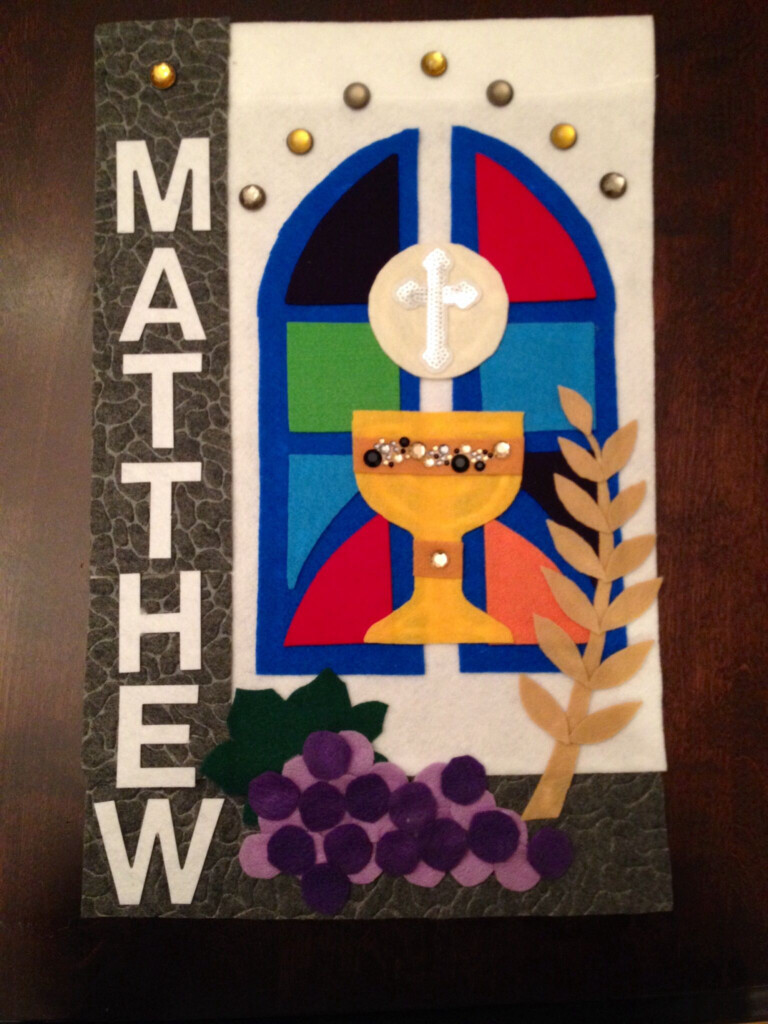 Pin By Lora On Things I Made Communion Banner First 