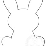 Pin By Nicole Shaw On P ques Easter Bunny Template