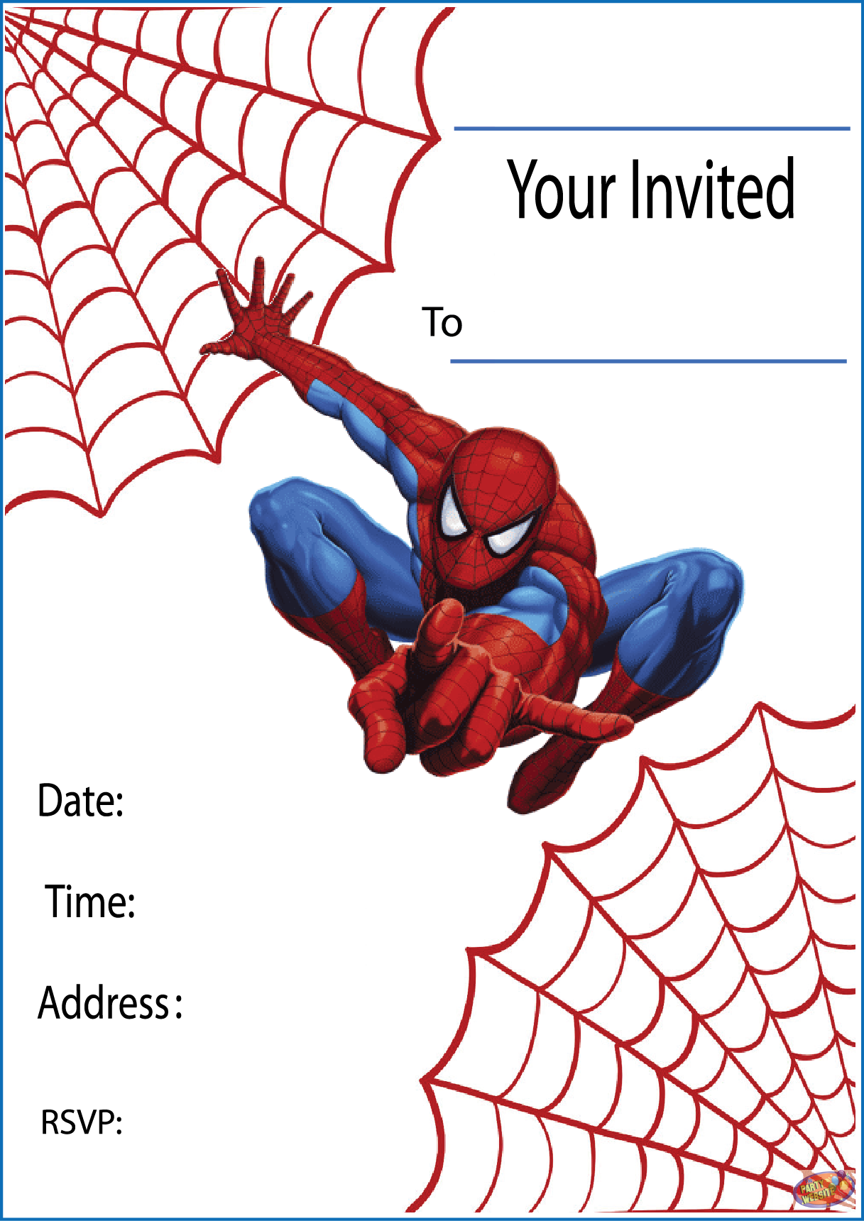 Pin By The Party Website On KIDS PARTY IDEAS Spiderman 