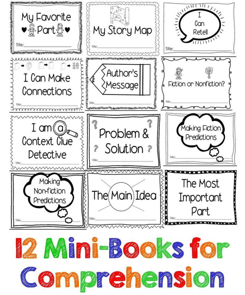 Free Printable First Grade Mini Books - NewFreePrintable.net