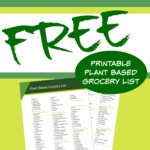 Plant Based Diet Grocery List Vegan Recipes To Try