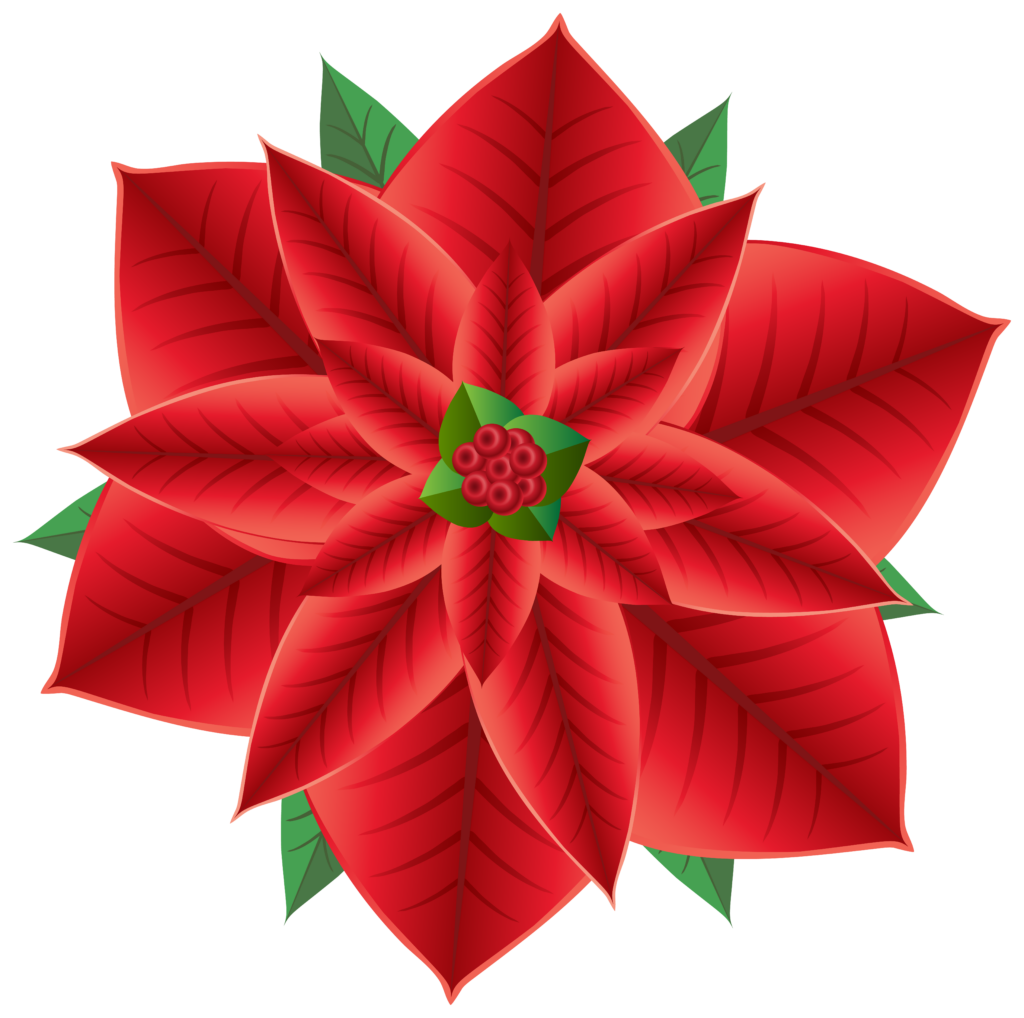 Poinsettia Christmas Flower Clip Art Christmas 