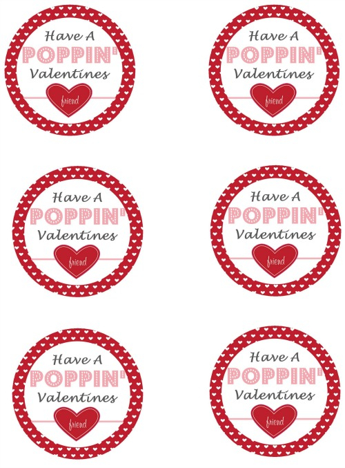 Popcorn Pops And Valentine s Day Printables Clean And 