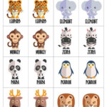 Preschool Zoo Activities Animal Match Game Printable
