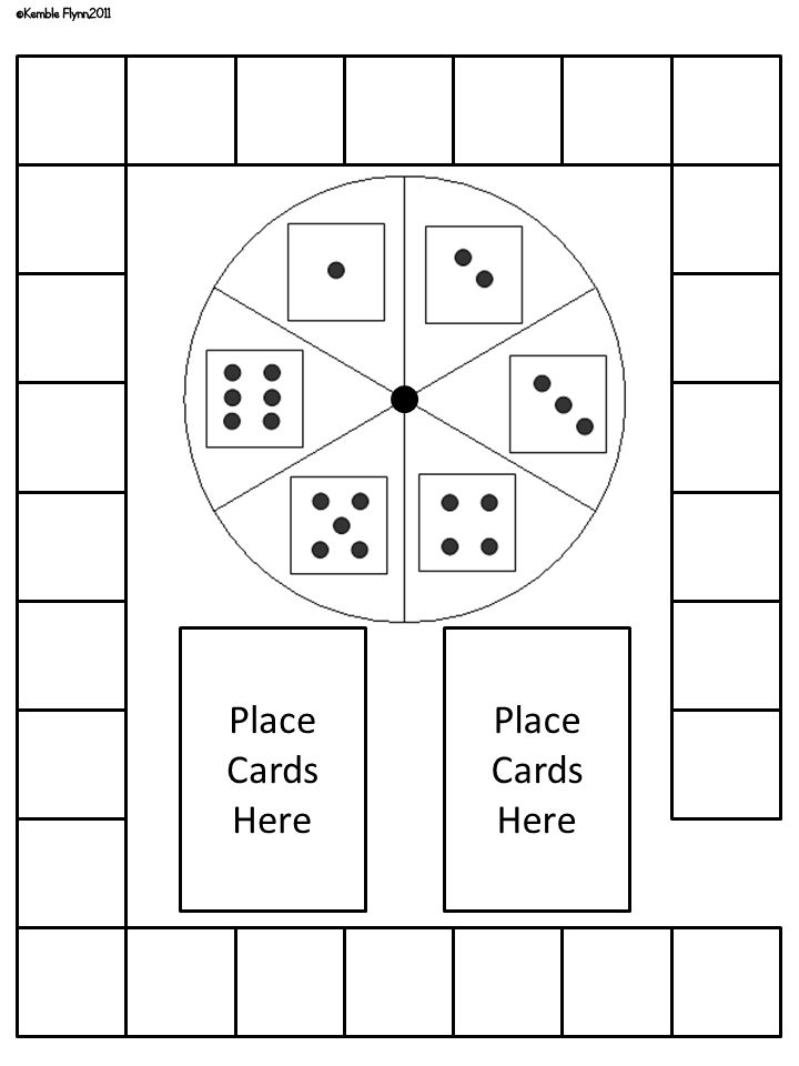 Primary Flynn Board Game Template Math Board Games 