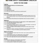 Printable 4 Home Safety Assessment Templates Pdf Doc Free