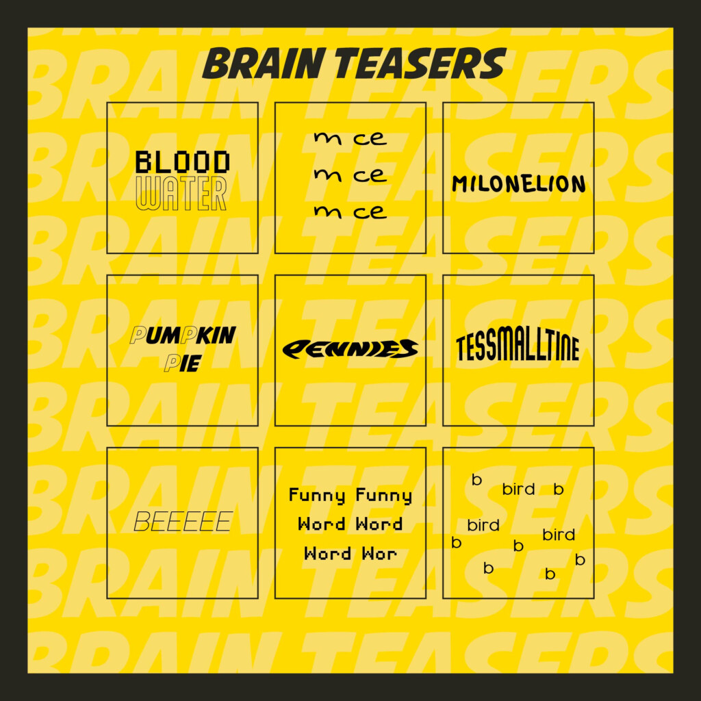 Printable Brain Games PrintableTemplates