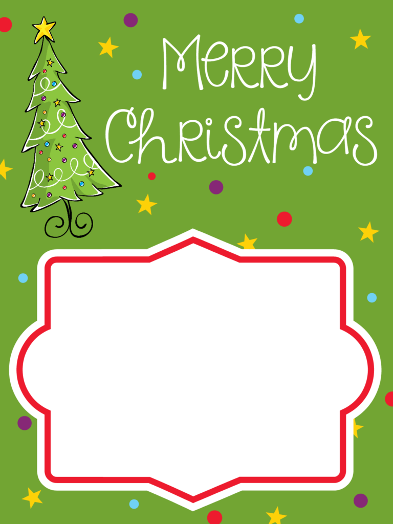 Printable Christmas Gift Card Holders Fun Squared 