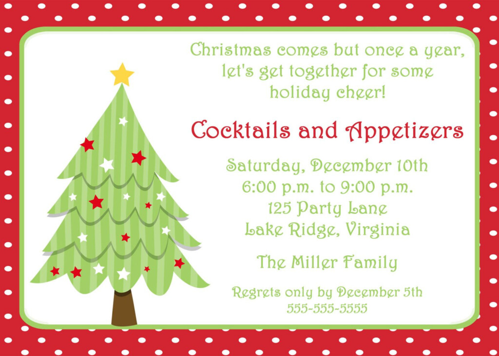 Printable Christmas Invitations Christmas Party 