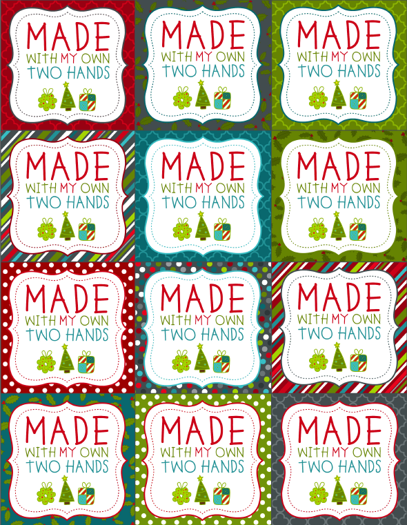 Printable Christmas Labels For Homemade Baking Free 