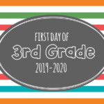 Printable First Day Of School Signs 2019 Mary Martha Mama
