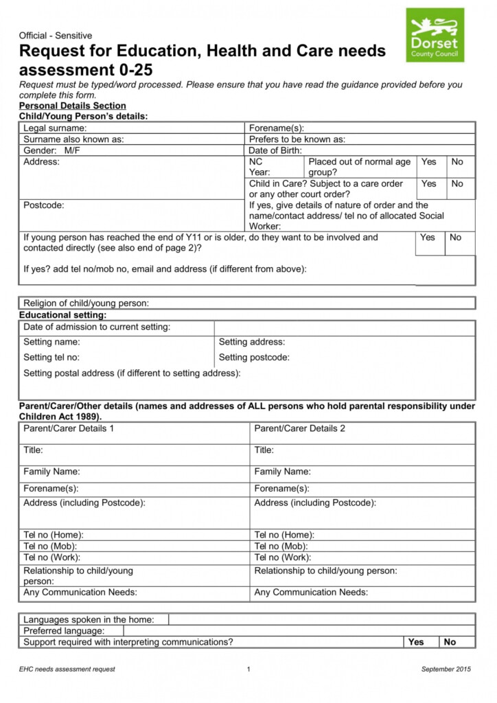 Printable Free 29 Needs Assessment Forms In Ms Word Pdf 