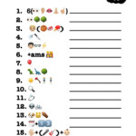 Printable Halloween Emoji Game Halloween Emoji Emoji