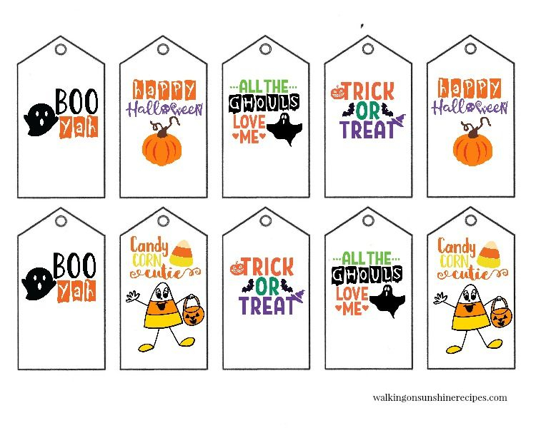 Printable Halloween Gift Tags Printable Halloween Tags 