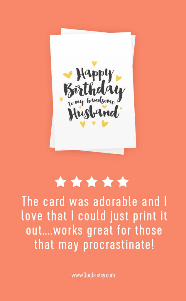 Printable Happy Birthday Card For Husband Happy Birthday 