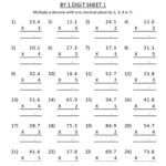 Printable Multiplication Worksheets 5th Grade Coloring